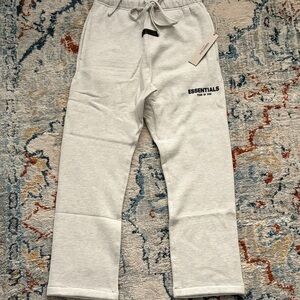 Essentials Fear Of God Relaxed Sweatpants Light Oatmeal Size M